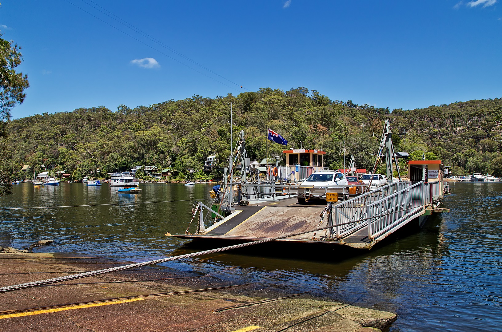 Berowra Waters ferry, Australia